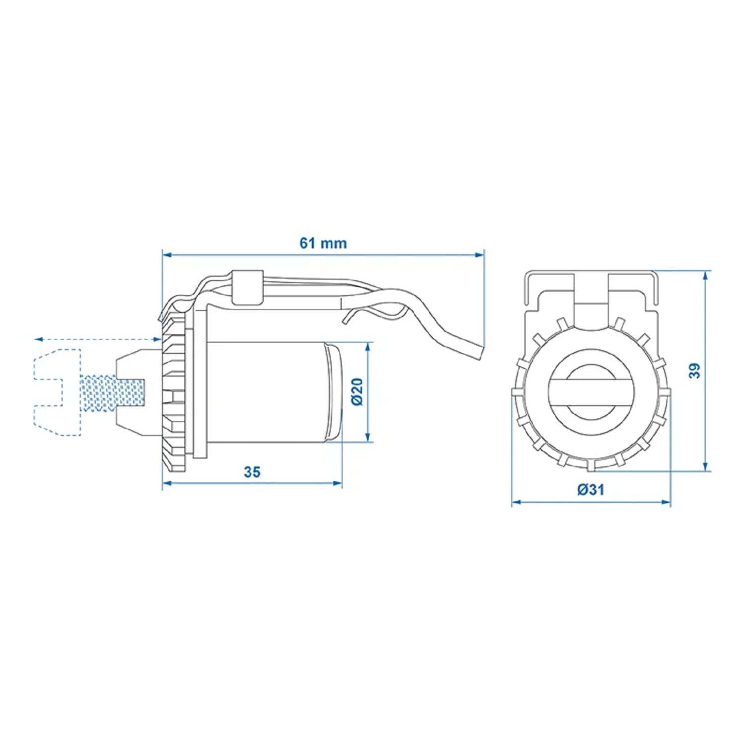 ProPlus Réglage de Frein pour AL-KO 1637/2035/2050/2051/2350/2360/2361