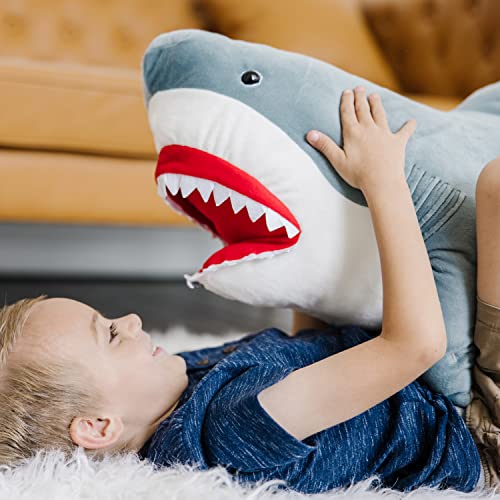 Melissa & Doug Giant Shark - Lifelike Stuffed Animal (Over 3 Feet Long) #TOP2
