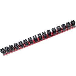 Panel Herramientas Lidl MichaelPro Riel organizador magnético de destornilladores, organizador de llaves, tira organizadora de herramientas magnética de 16 clips, soporte de herramientas de mano de aluminio, cajón de pecho