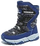 Wasserfest: Wasserdichtes Obermaterial aus Textil und Synthetik, um die Füße trocken zu halten. Diese Schneestiefel für Kinder sind perfekt für den Außenbereich.