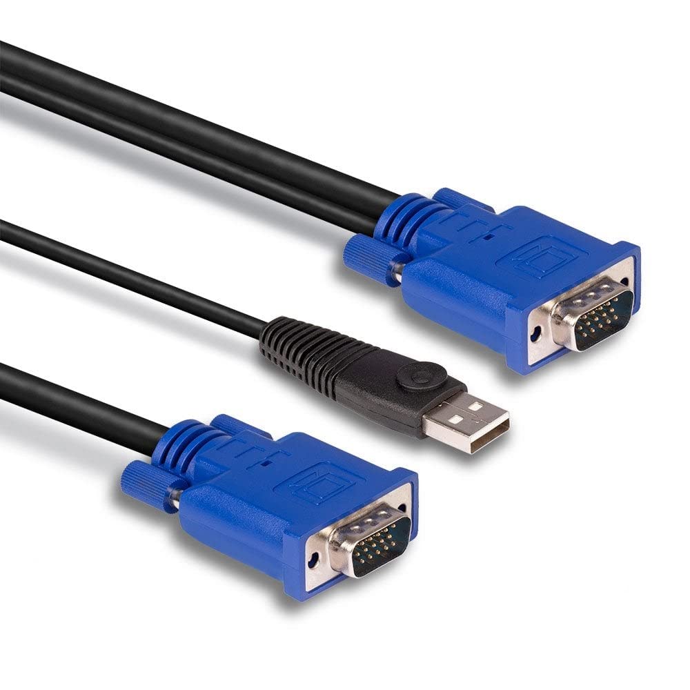 Lindy Cavo KVM e USB combinato da 2 m