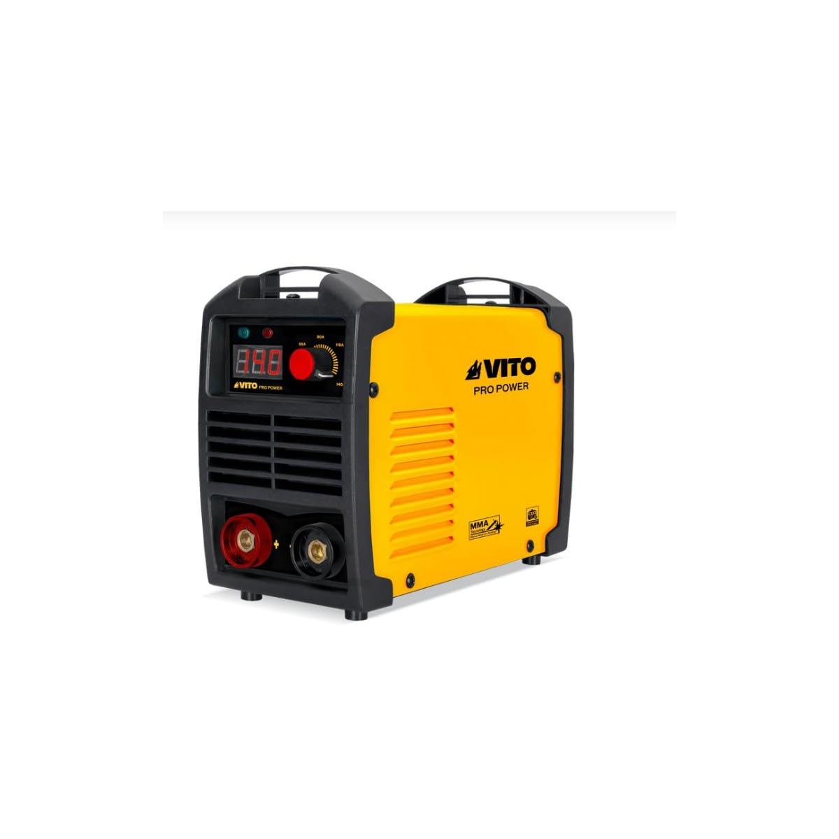 Vito Pro-Power Schweißgerät Inverter 140 Digital Bogenschweißgerät MMA 1,6-3,2 mm Stahl Edelstahl Koffer