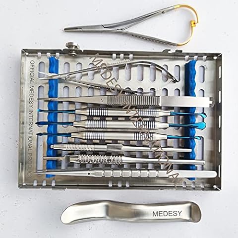 Medesy Periodontal Micro Surgery Kit Titanium Coated Dental Surgery Instruments Kit Cover