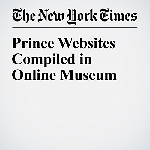 Prince Websites Compiled in Online Museum cover art