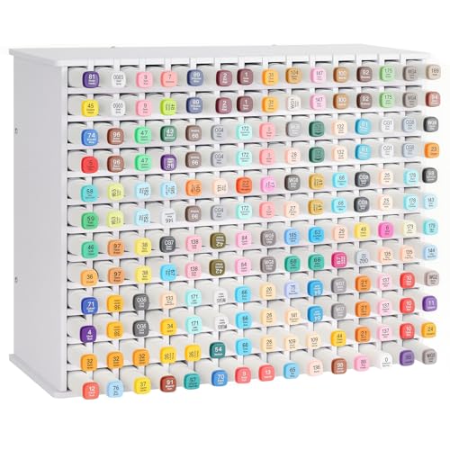 Nymblis Pen Organiser Marker Storage for 180 Markers Adjustable Dividers