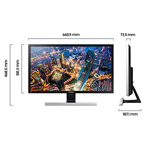 Samsung UHD Monitor U28E590DSL, 28 Zoll, 4K UHD-Auflösung, AMD FreeSync, Reaktionszeit 1 ms, Bildwiederholrate 60 Hz, schwarz/silber - Image 3