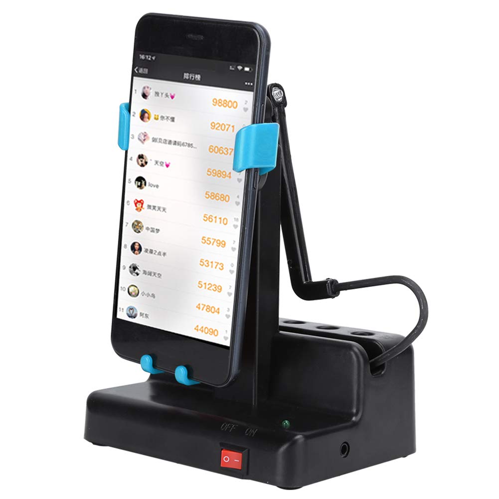Shaker Pour Téléphone Portable Biitfuu - Podomètre Automatique, Oscillation Pour Augmenter Les Pas - Alimentation USB, Couleur Bleu Ciel - 7
