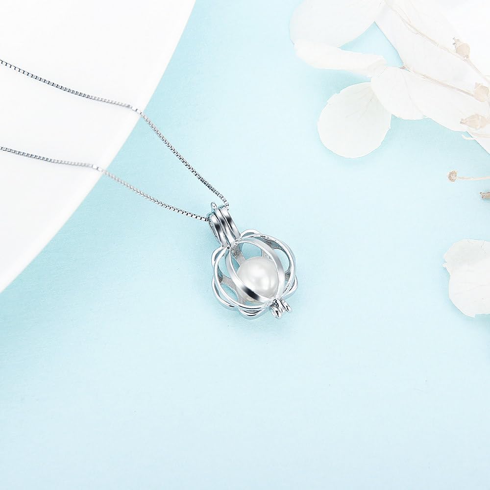 Bear Claw Cage Pendants for Pearl Jewelry Making Sterling Silver, Design Cage Pendants for Women - Image 4