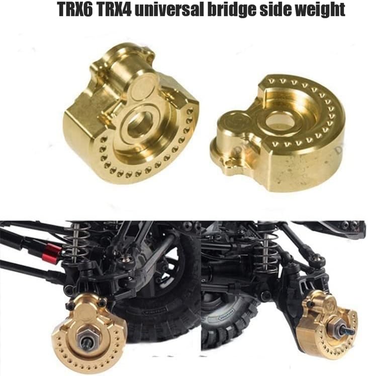 Bridge Side Counterweight Modification Fittings for RTX6 RTX4 Counterweight Front and Rear Universal Gear Cover Counterweight - (Color: Gold)