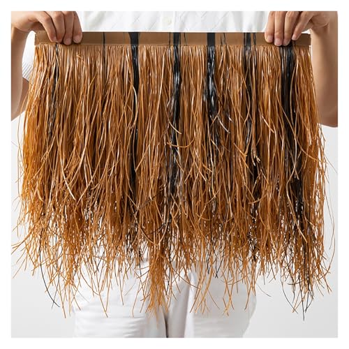 Techo de paja artificial en rollo de plástico PE para decoración de terrazas