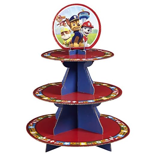 Wilton 1512-7900 Paw Patrol Cupcake Treat Stand Holds 24 Cupcakes! Large