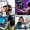 Podcast Equipment Set for 2, ALPOWL Audio Interface with BM800 Cardioid Mic for All-in-One DJ Player and Mixer, Perfect for Live Streaming, Singing, Youtube, Games #5