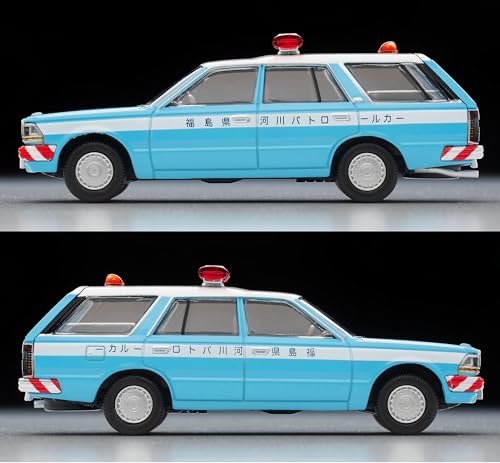 Tomytec Tomica Limited Vintage Neo LV-N332a Nissan Gloria Van River Patrol Car miniatura 3