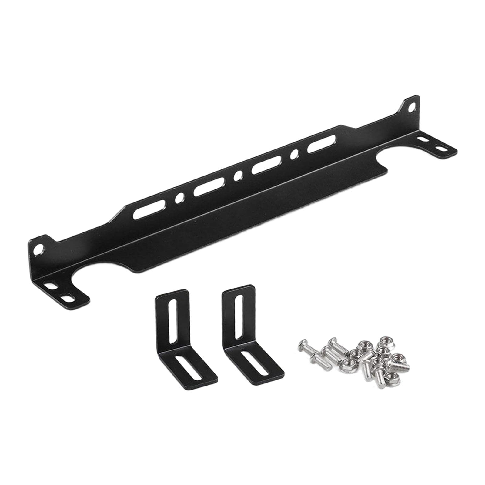Wowobjects® Universal Oil Cooler Mounting Bracket Kit 34Cm/13.4In Accessory Black