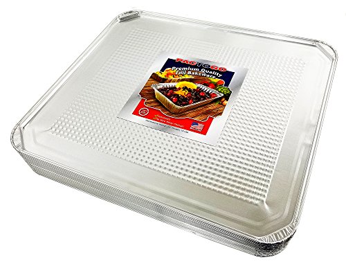 Pactogo Aluminum Foil Oven Liner Sheet Pan 20/Pk - 18" x 15" Disposable Sheets (Pack of 20) - Thumbnail 5
