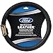 Plasticolor 006743R01 Ford Genuine Leather Steering Wheel Cover