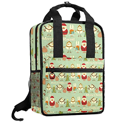 Sac à dos pour garçons ergonomique avec bretelles réglables cerf de Noël