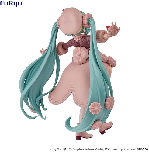 Miniatura 8 de Furyu AMU-SHP0553 Hatsune Miku SweetSweets Series Miku Figura corta de chocolate con fresa