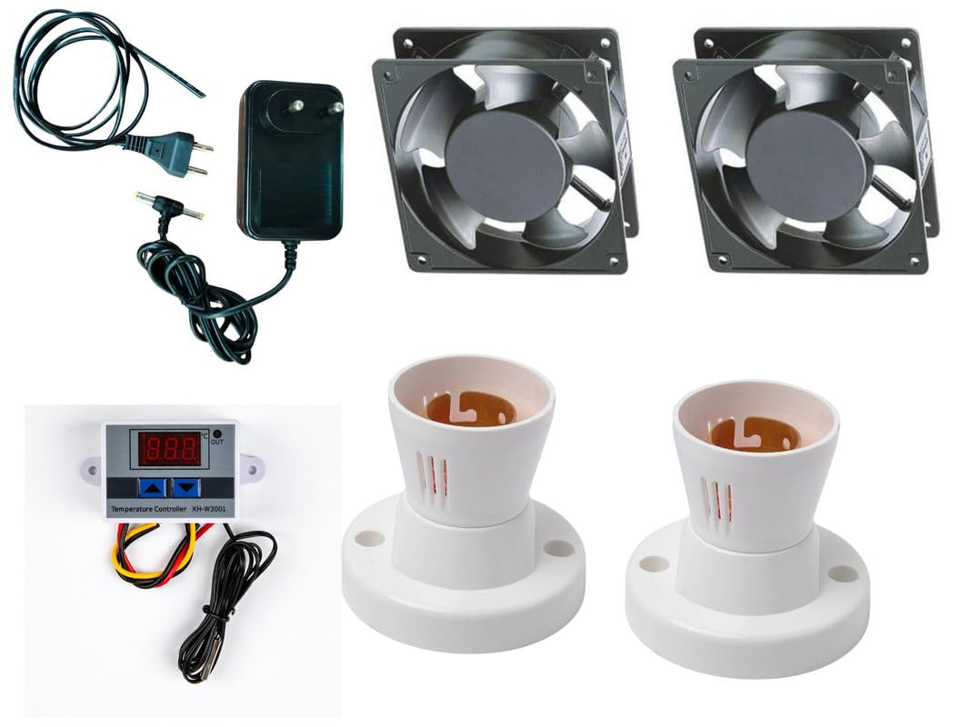 HUMBE&CO-Digital XH-W3001 controller 2 fan 2 holder 1 Adapter 1, 2 pin DIY-image-18
