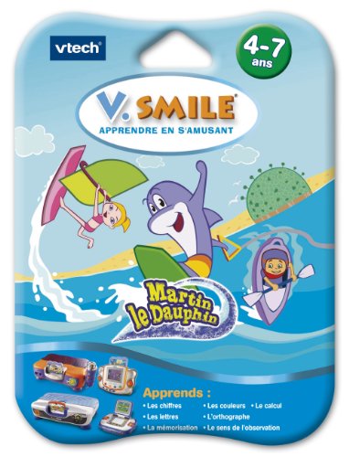 VTech - 80-084285 - Cartouche de jeu V.Smile (Motion) Martin Le Dauphin