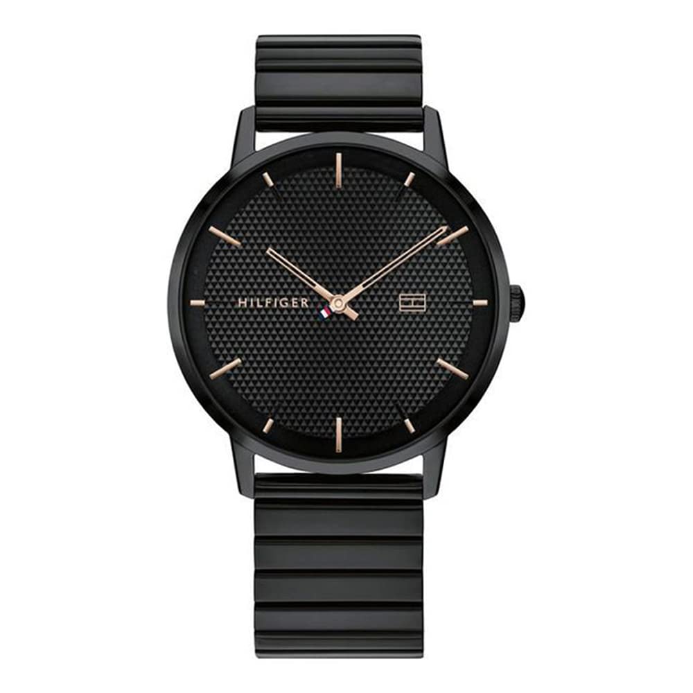 Tommy Hilfiger Mens 40.5 James Black Dial Zinc Alloy Watch - NCTH1791655 (B0BQMCSWKX) Amazon Price History, Amazon Price Tracker