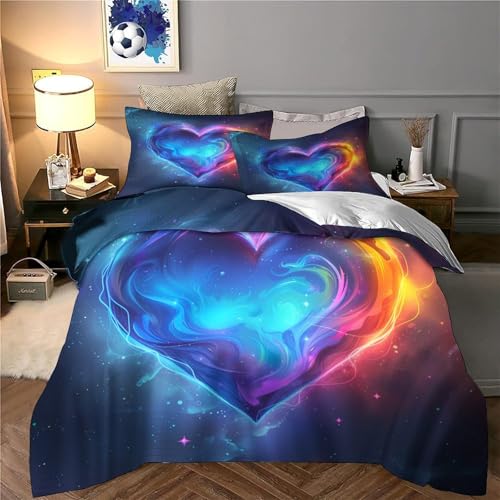 Housse de couette 3D confortable et résistante avec fermeture éclair