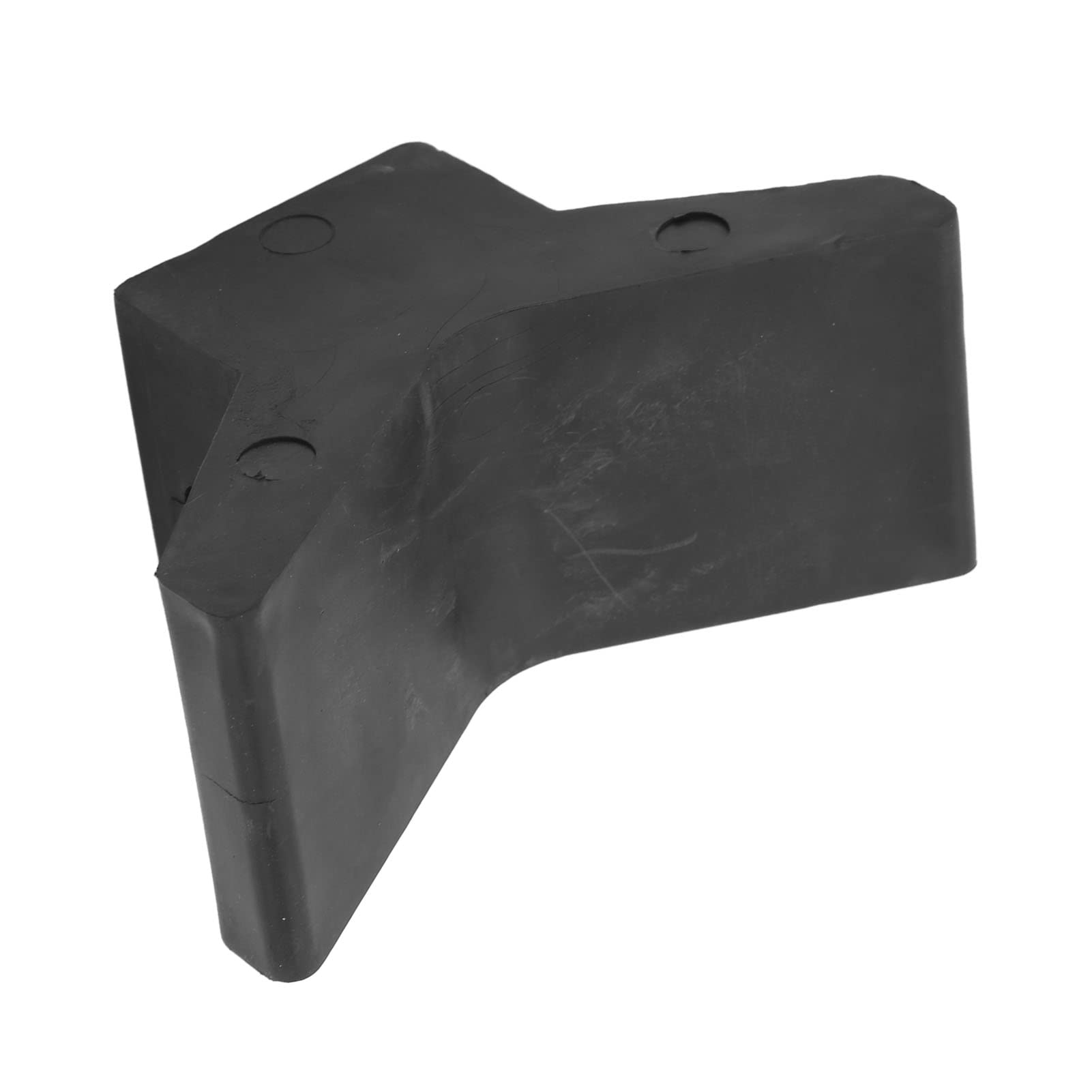 Bloque de Goma en Y para Proa de Compatible con Remolques de Barcos de Pesca Veleros y Motos Acuáticas Protección Negra Resistente al Aceite y Sal