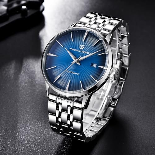 Image of TYBERLEY Pagani Design PD2770 Fashion Men's Automatic Mechanical Watch Stainless Steel Waterproof Leather Strap Simple Business Sport Wristwatches