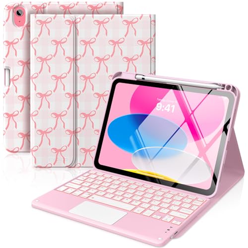 Clavier pour iPad 11 pouces rétroéclairé 7 couleurs avec touchpad