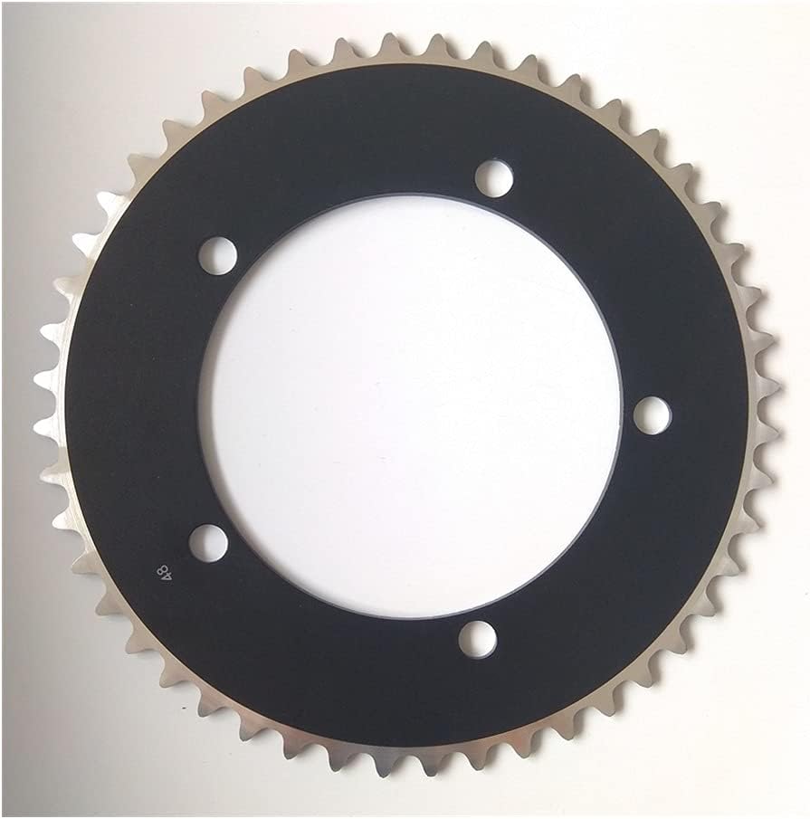 Fixed Gear Bicycle Chainring 130 BCD Track Bike Chainwheel 130 BCD Chain Ring Fixie Single Speed 44T 46T 48T 50T 52T 53T 1/8"