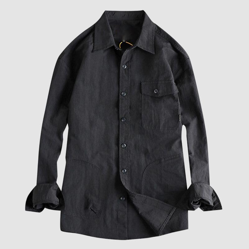 Chemise de travail homme manches longues légère résistante ample - 2