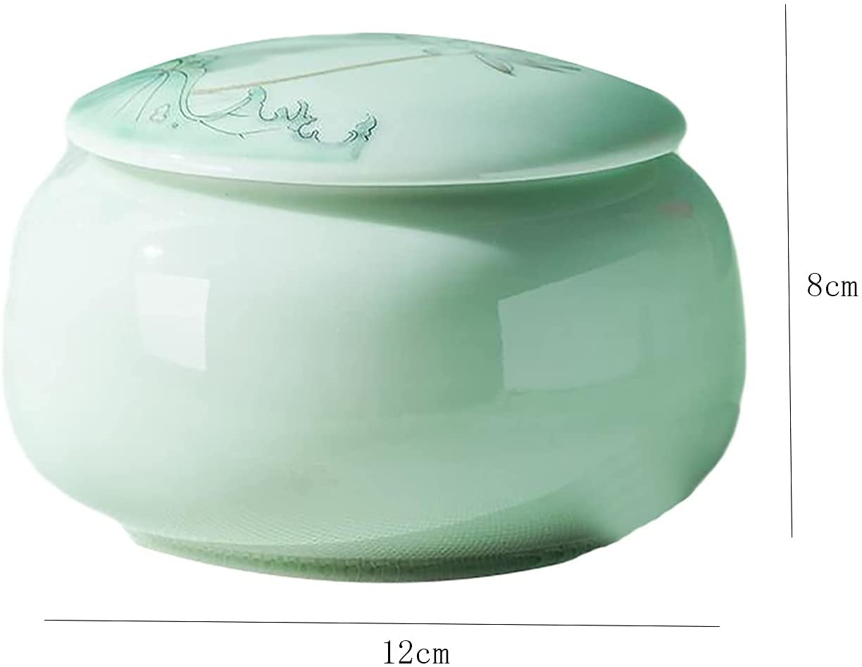 Keramik Luftdicht Vorratsdose Keramik Küche Glas Luftdicht Glas Mehlglas mit Deckel Lebensmittelaufbewahrung Raum Luftdicht Glas Grün