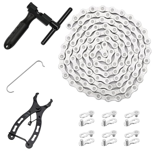 Bike Chain Kit, 10 Speed Multi-Function Bike Mechanic Repair Kit, Chain Breaker...