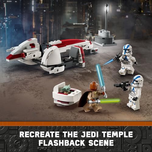 Star Wars BARC Speeder Escape, set da costruzione di giocattoli mandaloriani per bambini, May The 4th Be with You, decorazione con Kelleran Beq e Grogu, giocattolo di Star Wars per ragazzi, - Lego - Immagine 4