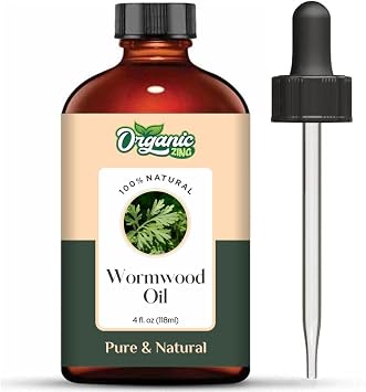 Organic Zing Warmwood Oil 3.99 fl oz - Powerful Herbal Aroma Oil for Skin Care, Hair Care, Handmade Makeup, Soap & Cream Blends
