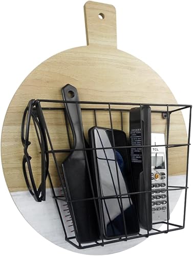 Miniatura 6 de FONHERILI Carpeta para archivos de pared, organizador colgante para colgar en la pared, revista de correo de papel, organización de oficina en casa,