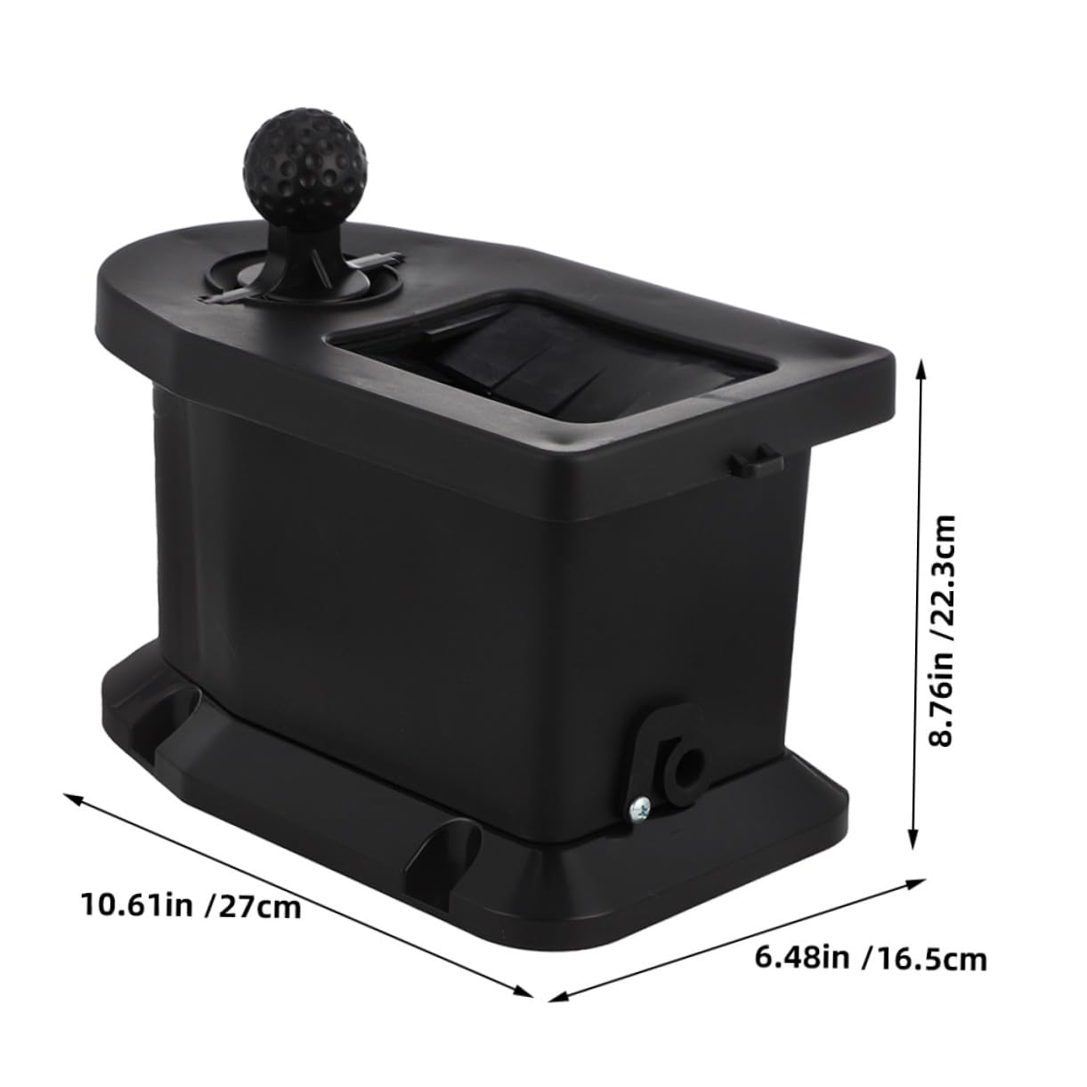 Anneome Limpiador de Palos de Golf Portátil Negro de Plástico para Carrito | Diseño de Doble Uso, Kit Desmontable para Torneo y Terreno, Accesorio para Balones y Bastones
