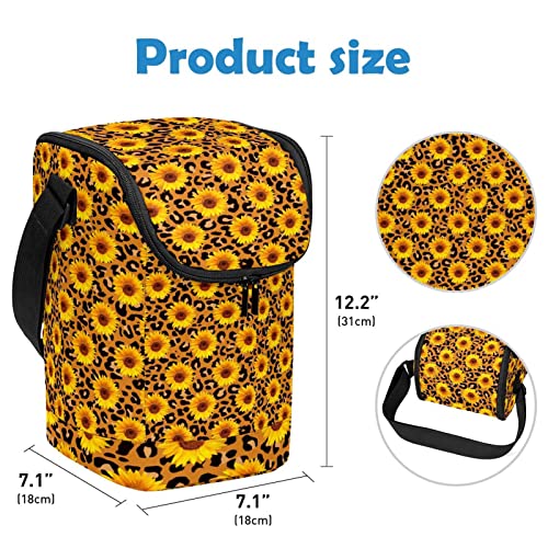 Lonchera para el trabajo portátil con interior impermeable que evita manchas de comida 4