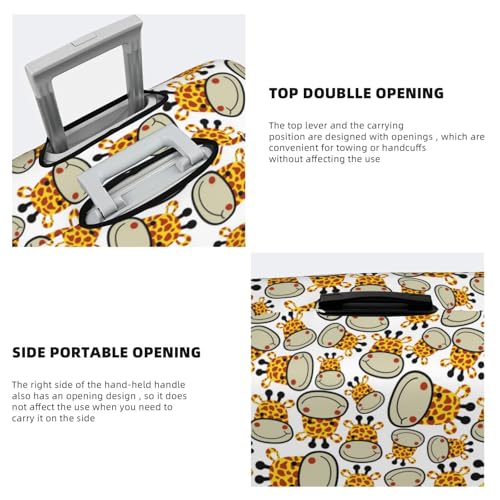 Luggage Cover Protector Suitcase Cover - High Elasticity Giraffes Head Suitcase Cover for Luggage2