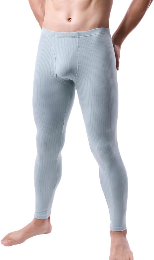 Men's Thermal Underwear Pants Breathable Thermal Bottoms Long Johns Leggings Base Layer Underwear