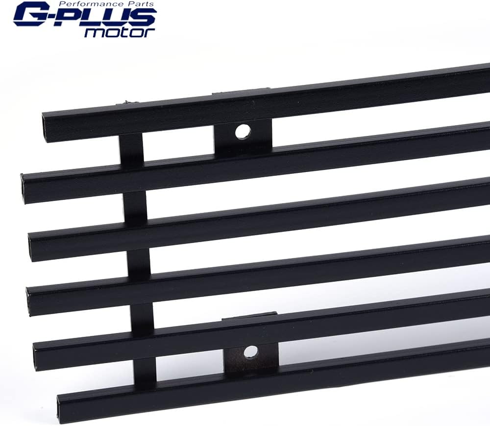G-PLUS Front Lower Bumper Black Billet Grille Compatible With 2009-2014 Nissan Maxima Black