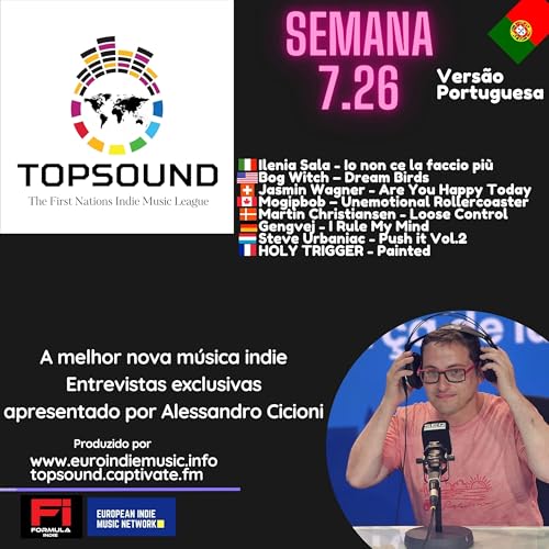 TOPSOUND WEEK 7.26 Vers&atilde;o Portuguesa Podcast Por  arte de portada