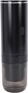 Portable Battery Coffee Maker Espresso Machine, 20 Bar Espresso Coffee Machine, 2 in 1 Wireless Heating Coffee Machine Rechargeable for Home Outdoor Travel Office (Black)