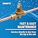 Watts LF25AUB-Z3 Water Pressure Reducing Valve NPT Female Union x NPT Female, Polymer Seat, 3/4 Inch