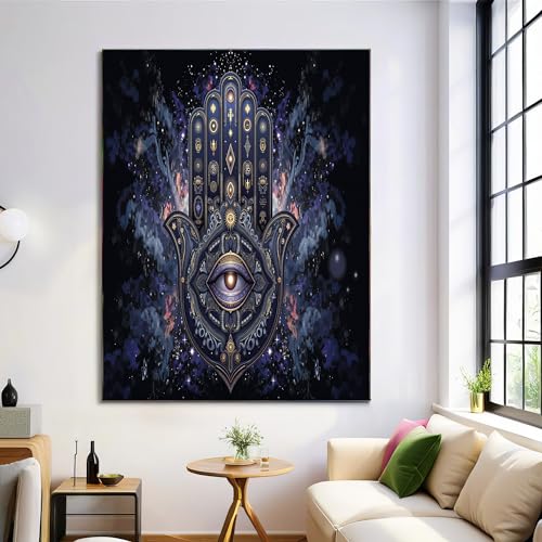Cuadro habitación de galaxia fantástica 60x80 cm y paneles decorativos modernos