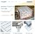 EROMMY 10x10FT Louvered Pergola Outdoor Sun Shade Shelter with Aluminum Frame and Adjustable Metal Rainproof Roof for Garden & Patio, Curtains and Netting Included, White