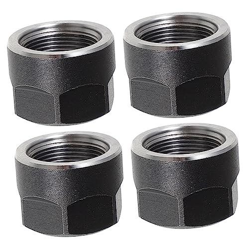 VILLFUL 12 Piezas De Tuercas De Sujeción De Pinza, Soporte De Broca De Enrutador, Piezas De Reparación De Tuercas Er11, Tuerca De Fresado, Tuerca De Herramienta De Torno, Tuerca De Pinza