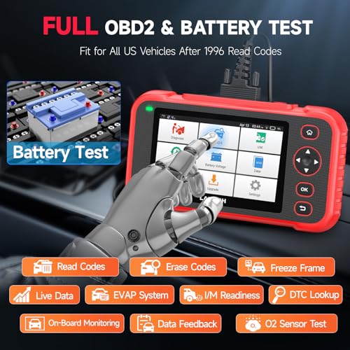 image for Launch CPR123I V2.0 OBD2 Diagnostic Scan Tool 4 Systems Engine ABS SRS