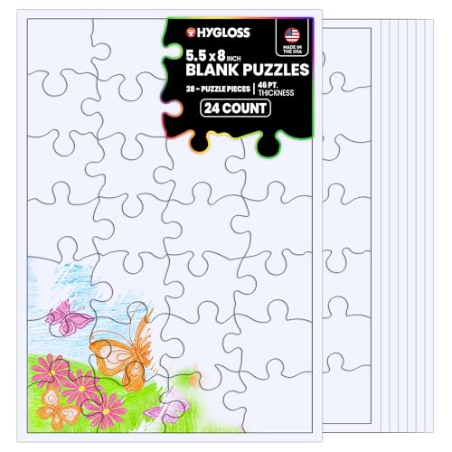 Puzzle en Blanco para Decorar Temática Fiesta 3+ Anos miniatura 1