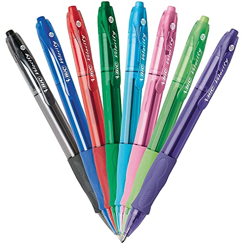 Image of BIC Velocity Bold Fashion Ink Ball Pen - Pack of 8